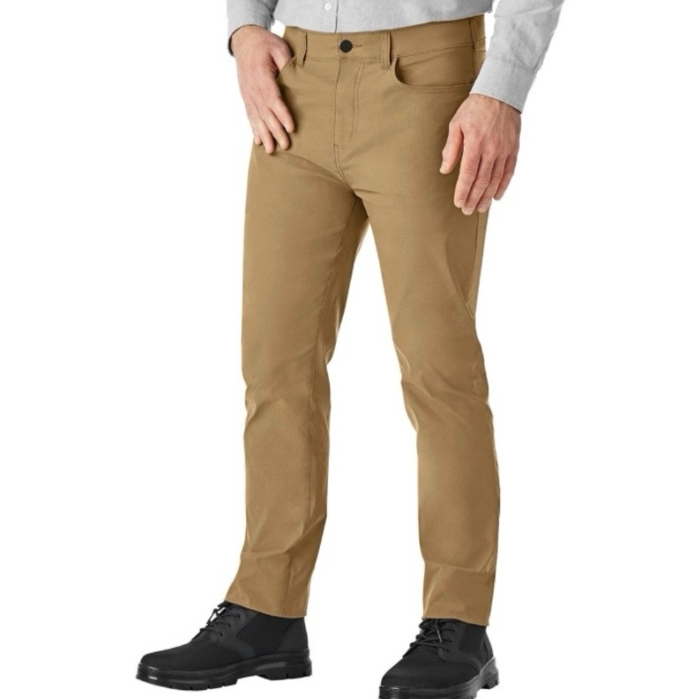 Member's Mark Men's Denali Straight Fit Pant Travel Work 36 X 32‎ Moccasin